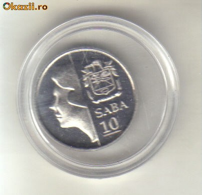 bnk mnd Insula Saba 10 centi 2011 unc , fauna