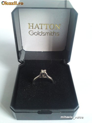 Inel cu diamant HATTON Goldsmiths , Anglia- o.10 carate OFERTA !!! foto mare Inel cu diamant HATTON Goldsmiths , Anglia- o.10 carate OFERTA !!! foto mare