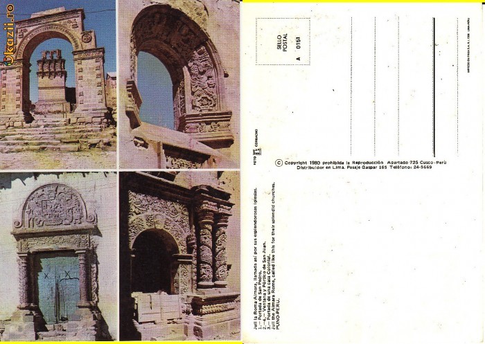 Ilustrata Peru-Monumente