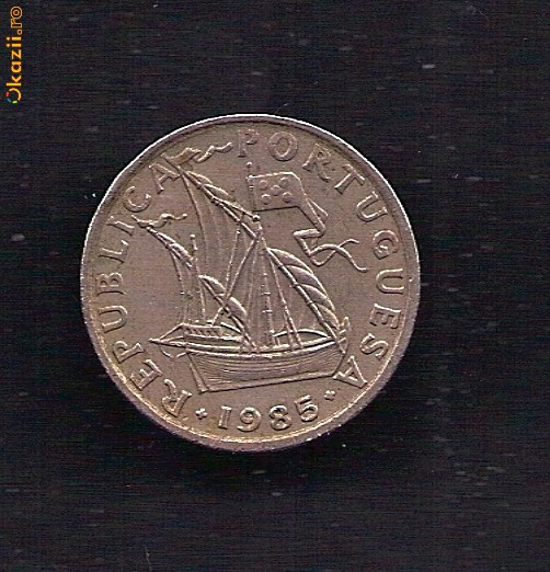 bnk mnd Portugalia 2.5 escudos 1985 unc