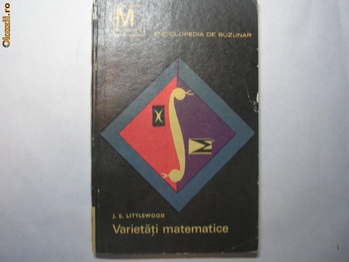 Varietati matematice J.E.Littlewood