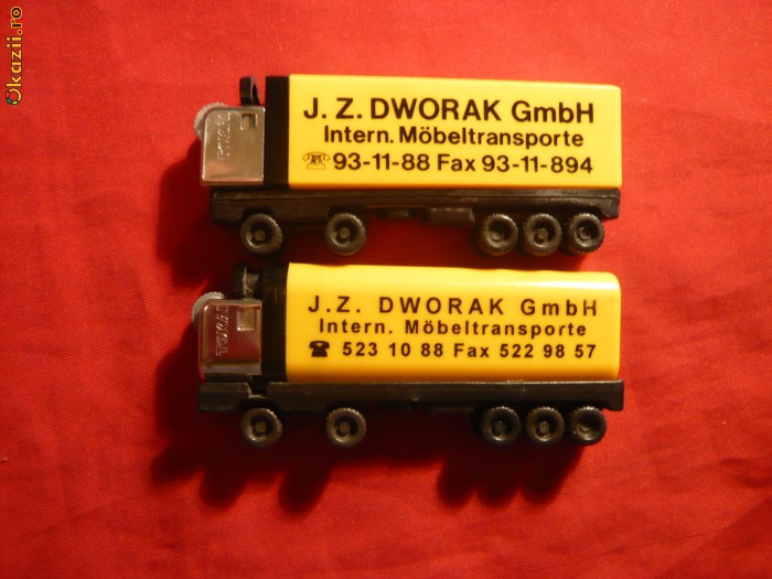 2 Brichete marca Tokai -Reclama J.Z.Dworak GmbH diferite