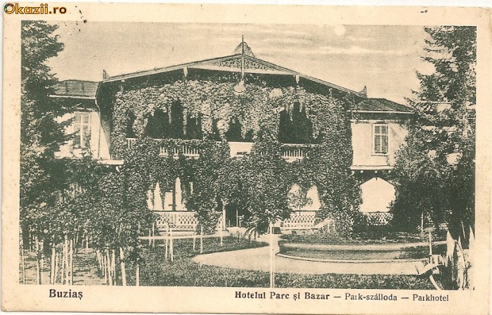 Buzias - Hotelul Parc si Bazar - interbelica Buzias - Hotelul Parc si Bazar - interbelica