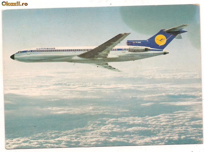 carte postala- aerofilie-BOEING 727 CITY JET