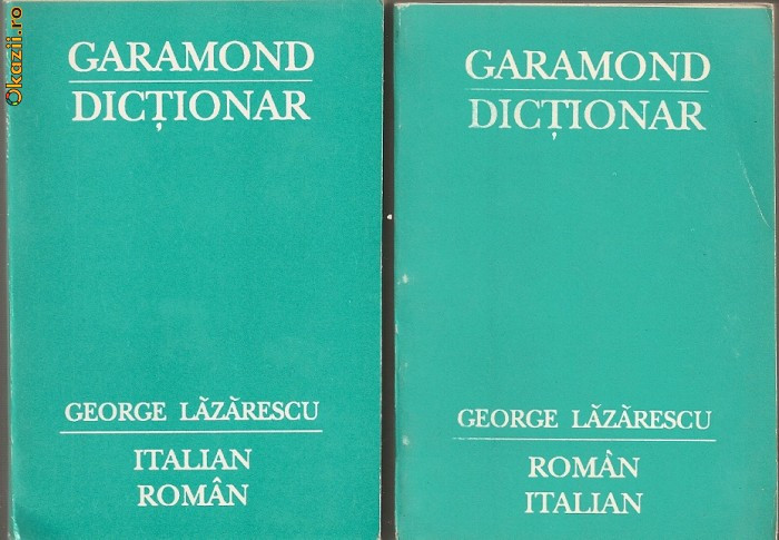 George Lazarescu - Dictionare de buzunar - Roman-Italian, Italian-Roman