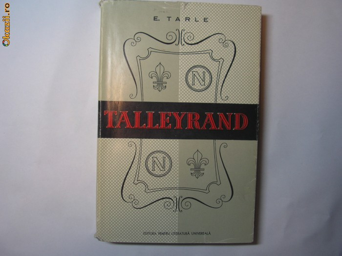 E. TARLE - TALLEYRAND,ll4,RF12/4