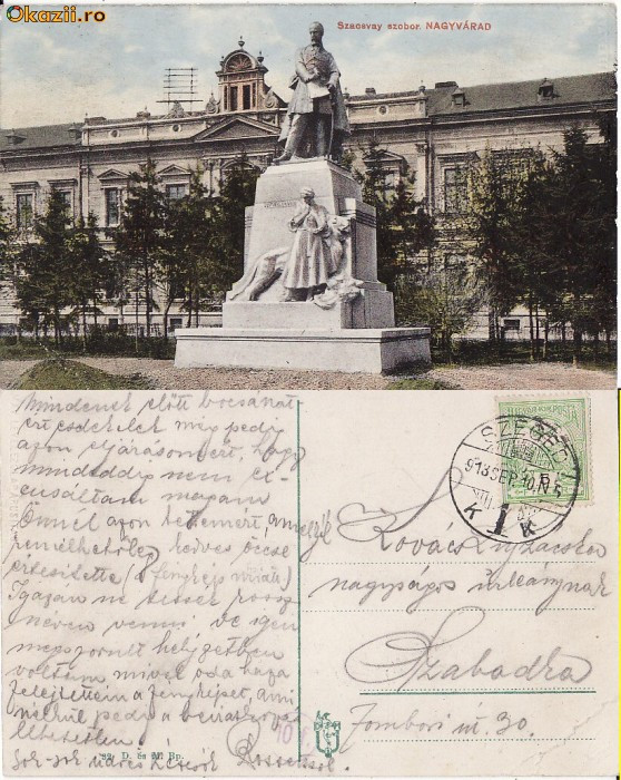 Oradea-1913-Statuia