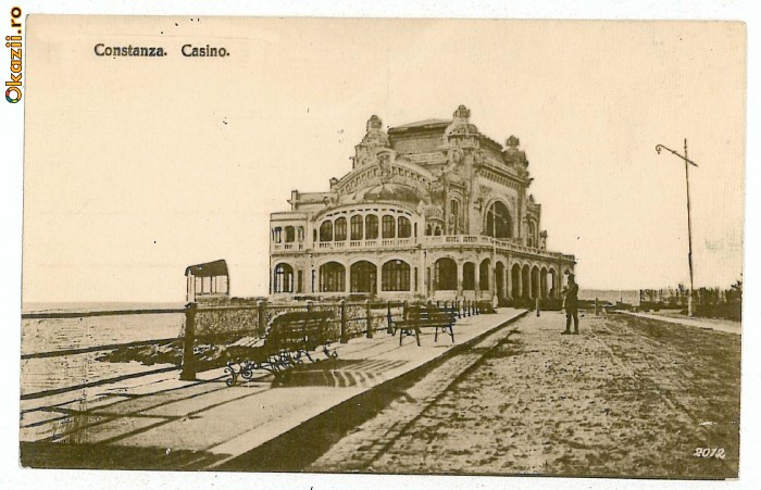 1138 - CONSTANTA, Casino and G-lul Mackensen - old postcard - unused