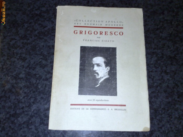 Francisc Sirato-Grigorescu(Grigoresco)-art roumain moderne-1938 - in franceza