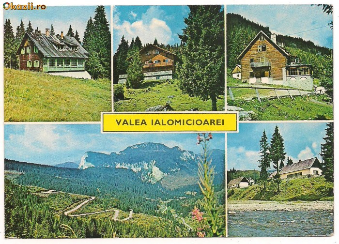carte postala(ilustrata)-DIMBOVITA-Valea Ialomicioarei