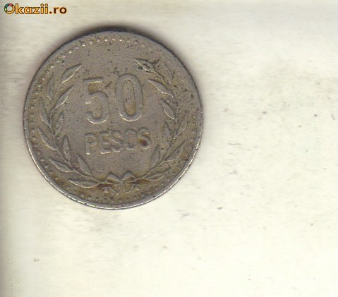 bnk mnd Columbia 50 pesos 1994
