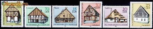 Germania DDR 1981 - Arhitectura 6 v. neuzate Germania DDR 1981 - Arhitectura 6 v. neuzate