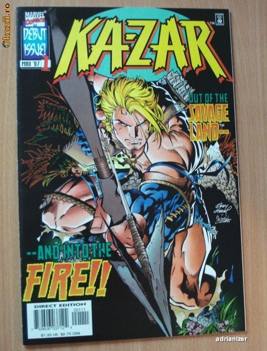 KA-ZAR #1 . Marvel Comics