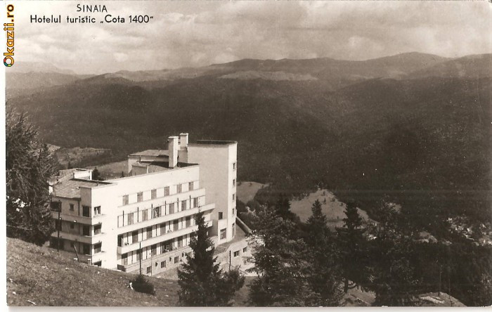 CPI (B568) SINAIA, HOTELUL TURISTIC COTA 1400, EDITURA CPCS, CIRCULATA, 1960, STAMPILE, TIMBRE