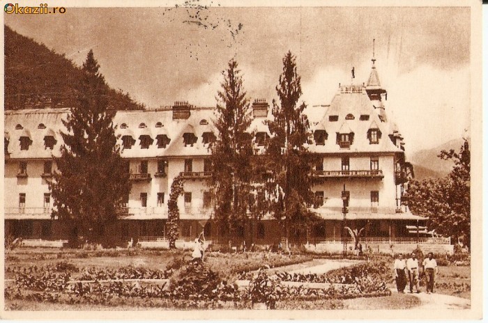 R-562 Romania, RPR, Calimanesti, Hotelul de Stat, circulata, timbru lipsa R-562 Romania, RPR, Calimanesti, Hotelul de Stat, circulata, timbru lipsa