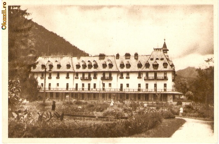 R-563 Romania, RPR, Calimanesti, Sanatoriul Balnear, Pavilionul Central, necirculata R-563 Romania, RPR, Calimanesti, Sanatoriul Balnear, Pavilionul Central, necirculata