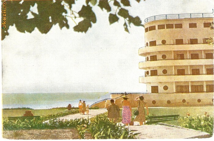 R-619 Romania, Eforie, Casa de odihna, marca fixa, circulata