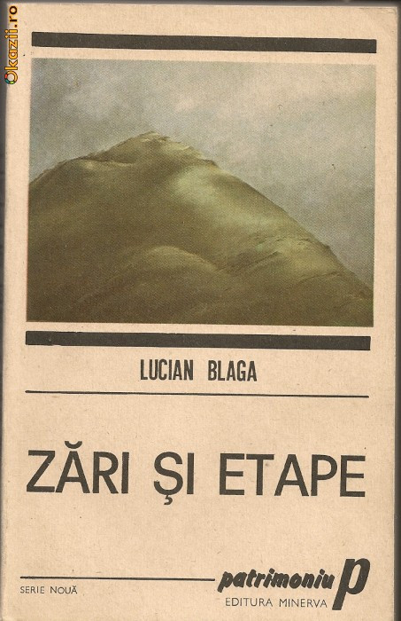 Lucian Blaga - Zari si etape