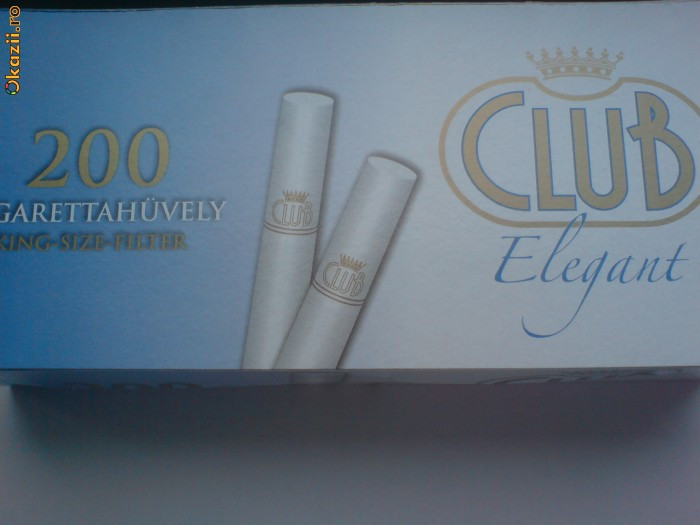 Tuburi tigari Club Elegant pentru injectat tutun