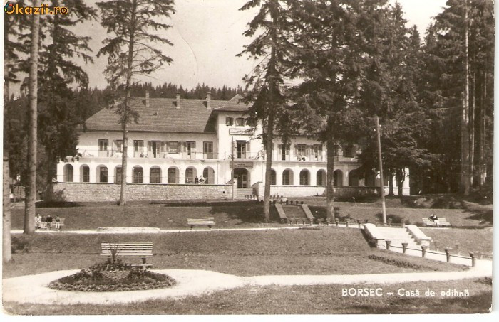 R-10048 Romania, RPR, Borsec, Casa de odihna, circulata