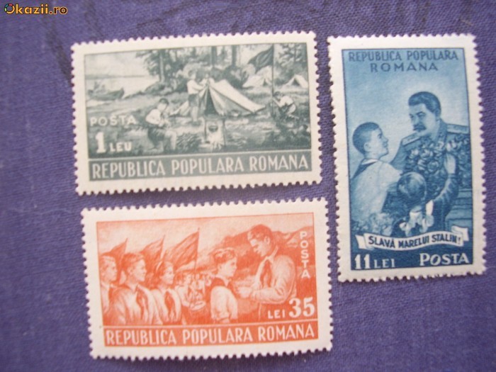 Romania 1951 pionieri LP 279 Romania 1951 pionieri LP 279