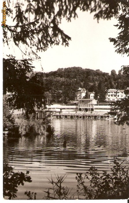 R-10079 Romania, RPR, Sovata, Strandul Lacul "Ursu", circulata R-10079 Romania, RPR, Sovata, Strandul Lacul "Ursu", circulata