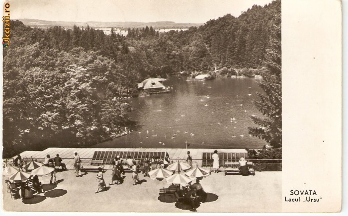 R-10061 Romania, RPR, Sovata, Lacul &quot;Ursu&quot;, circulata