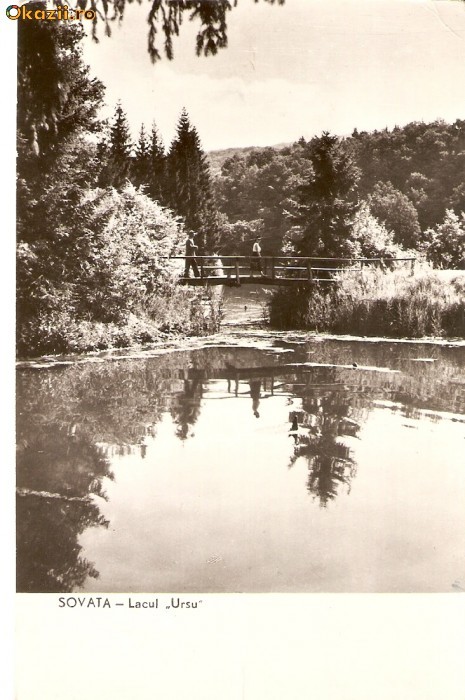 R-10144 Romania, RPR, Sovata, Lacul &quot;Ursu&quot;, circulata