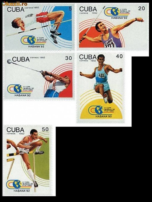CUBA 1992 SPORT ATLETISM CUBA 1992 SPORT ATLETISM