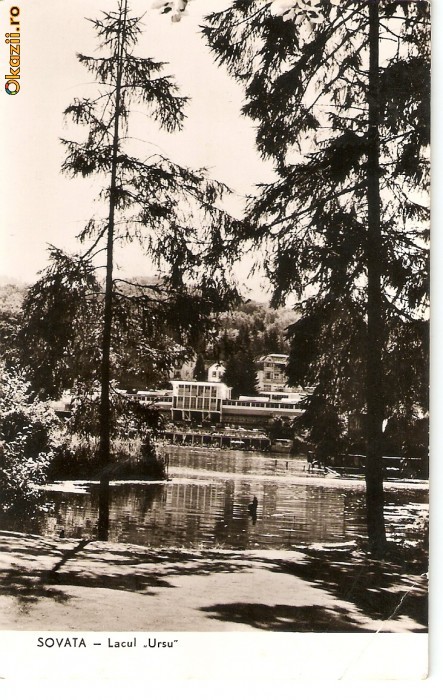 R-10129 Romania, RPR, Sovata, Lacul &quot;Ursu&quot;, circulata
