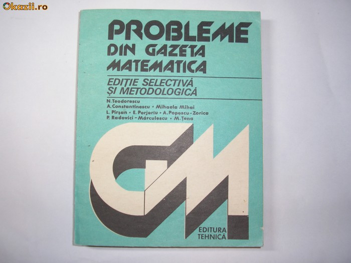Probleme din Gazeta Matematica N.Teodorescu,p9