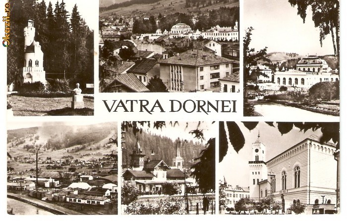 R-10002 Romania, RPR, Vatra Dornei, circulata