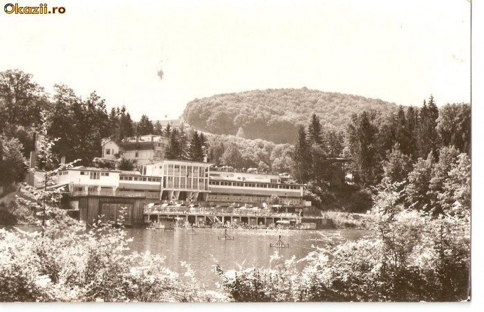 R-9864 Romania, RPR, Sovata, Lacul Ursu, circulata
