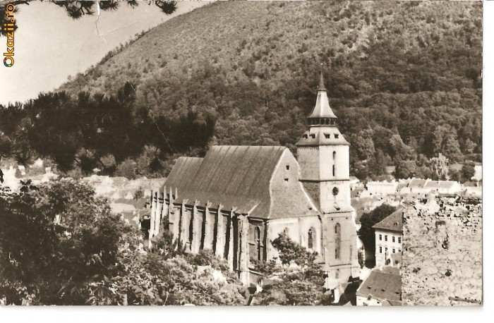 CPI (B763) BRASOV, BISERICA NEAGRA ( SEC. XIV - XV ), EDITURA MERIDIANE, CPCS, CIRCULATA, 1967, STAMPILE, TIMBRU FILATELIC CPI (B763) BRASOV, BISERICA NEAGRA ( SEC. XIV - XV ), EDITURA MERIDIANE, CPCS, CIRCULATA, 1967, STAMPILE, TIMBRU FILATELIC