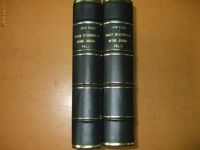 I. Radoi Calauza cetateanului in materie judiciara 1926 Editia a III a 2 vol 014