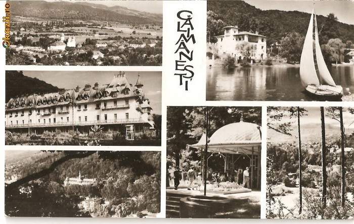 CPI (B804) CALIMANESTI, EDITURA MERIDIANE, CPCS, CIRCULATA, 1967, STAMPILE, TIMBRU