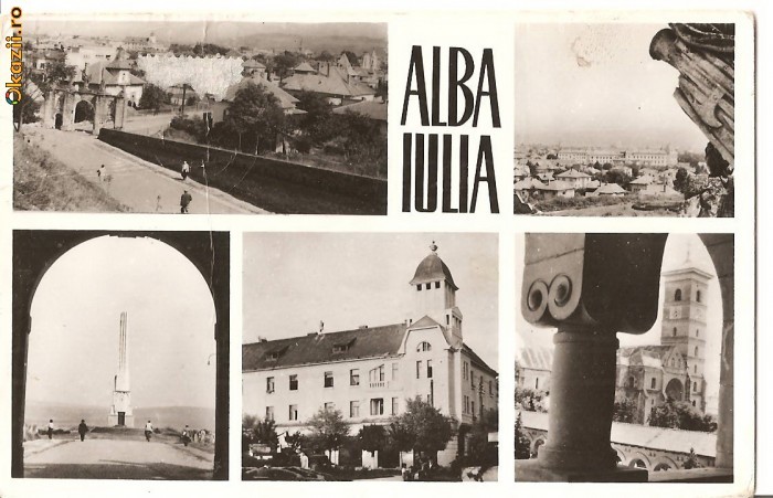 CPI (B801) ALBA IULIA, EDITURA MERIDIANE, CPCS, CIRCULATA, 1964, STAMPILE