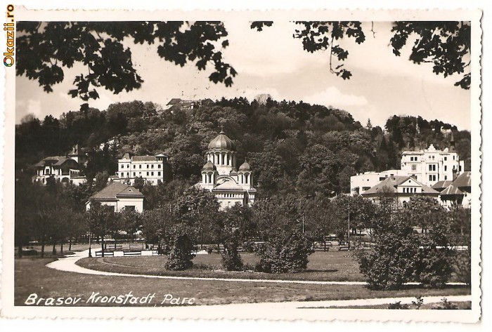CPI (B438) BRASOV, KRONSTADT, PARC, CIRCULATA 1939, STAMPILE, TIMBRU CPI (B438) BRASOV, KRONSTADT, PARC, CIRCULATA 1939, STAMPILE, TIMBRU