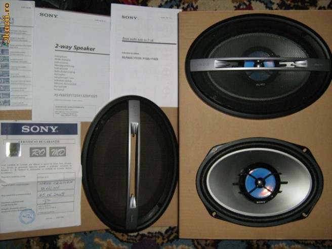 Sony Xplode - Boxe Auto ovale 2 cai 15x24cm, 280W/60W | arhiva Okazii.ro