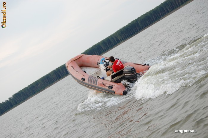 Barca Rib 4.3m Fibra+Balon + Motor Mercury | arhiva Okazii.ro