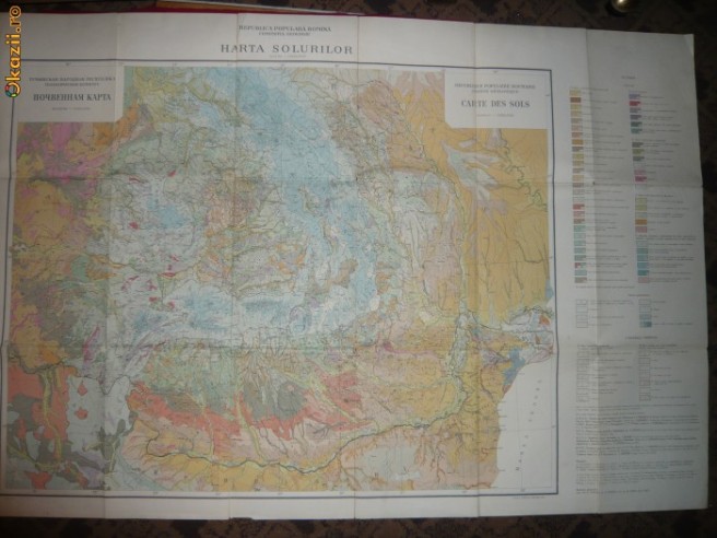 Harta Rpr HARTA A SOLULUI IN RPR 1964 | Okazii.ro