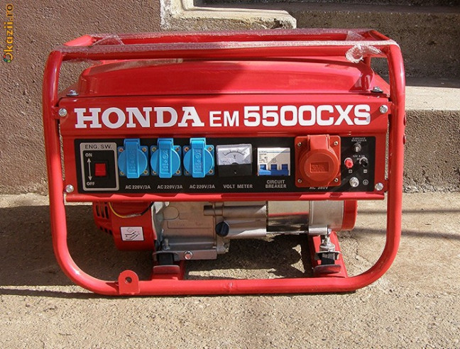 Generator monofazic / trIfazic 5.5 kW Honda EM 5500 CXS