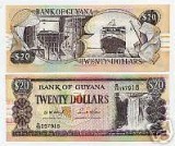 bnk bn Guyana 20 $ ,necirculata