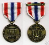 bnk md US Merchant Marine Korean Service medal