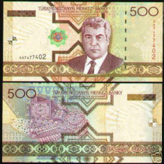 bnk bn Turkmenistan 500 manat 2005 unc