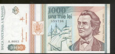 bnk bn Romania 1000 lei 1993 xf foto