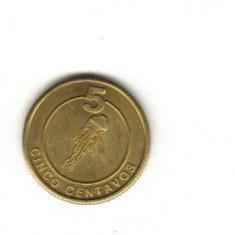 bnk mnd Republica Cabinda (Angola) 5 centavos 2001 unc , fauna