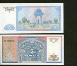 Bnk bn Uzbekistan 5 sum 1994 unc