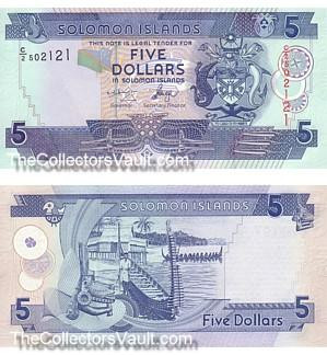 bnk bn Solomon Islands 5 $ 2004 , necirculata foto