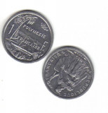 Bnk mnd Polinesia Polinezia franceza 1 franc 1999 unc, Australia si Oceania